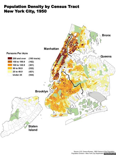 new york population density|New York Population density, 1990.